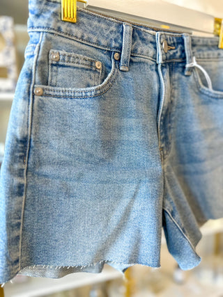 Light Denim 90's Cutoff Shorts