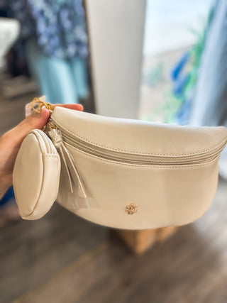 Ivory City Stroll Leather Crossbody