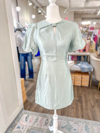 Mint Key To My Heart Mini Dress