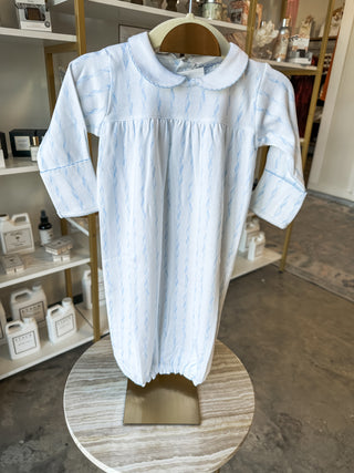 Blue Twirls Gown
