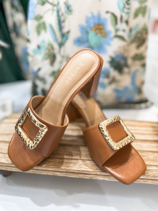 Hazelnut Lauren Kickback 21 Slip On Heel