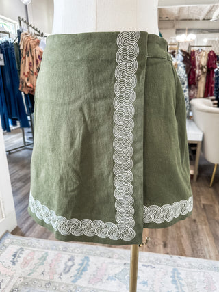 Fern & Flair Wrap Skort