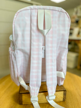 TRVL Pink Pimlico Plaid Backpacker