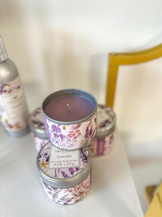 Lavender Tin Candle