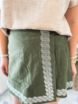 Fern & Flair Wrap Skort