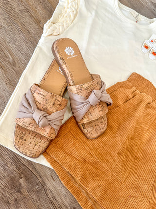 Kimia Cork Top Knot Sandals