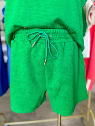 Green Porter Shorts Set