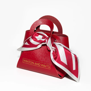 Red & White Scarf Styling Gift Set