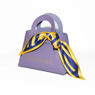 Purple & Gold Scarf Styling Gift Set
