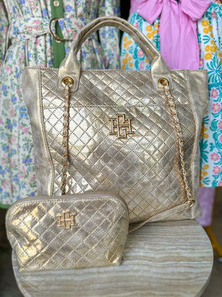 Ibiza Champagne Pop Pouch- Caroline Hill