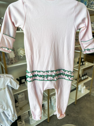 Pink Mini Mallard Ruffle Footie
