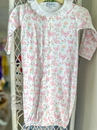Butterflies Print Converter Gown