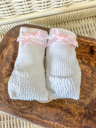 Paty Pal White W/ Pink Booties