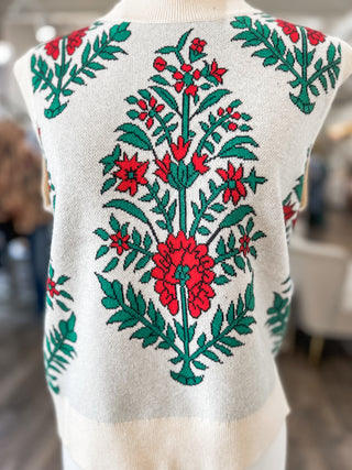 Christmas Meadow Sleeveless Vest