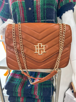 Saddle Brown Mia Crossbody