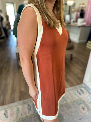 Clay City Sleek Mini Dress