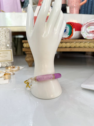 Purple Mix Bamboo Bangle