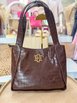 Chocolate EC Maggie Bag | Caroline Hill