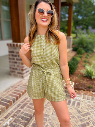 Matcha Green Festival Favorite Shorts Set