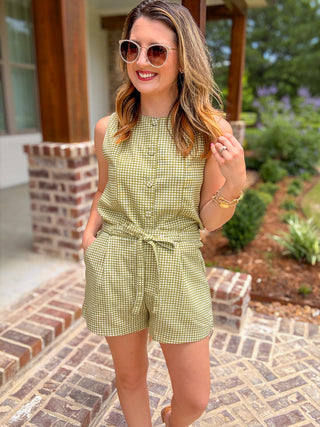 Matcha Green Festival Favorite Shorts Set