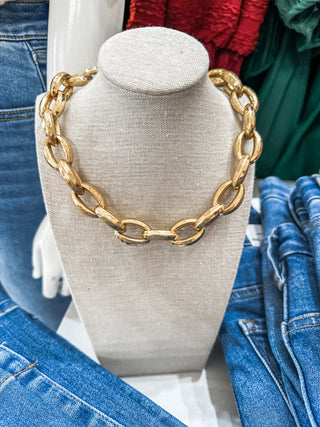 Gold Layered Chain 16"-18" Necklace