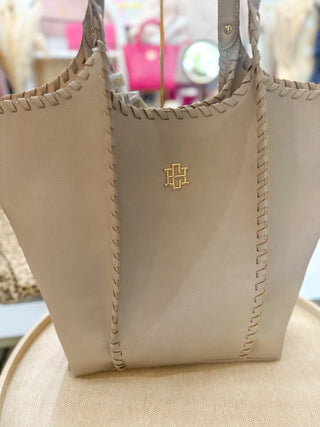 Stone Emory Whipstitch Tote | Caroline Hill