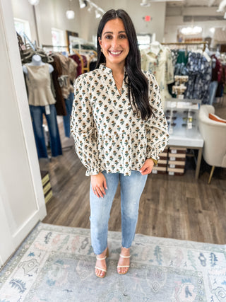 Ivory Millie Mae Petal Top