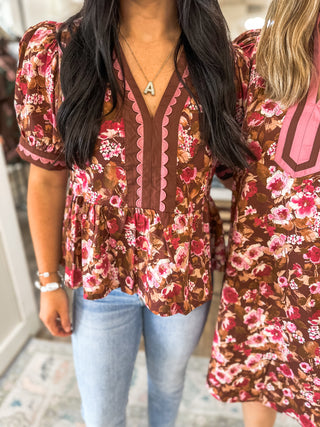 Wildberry Fields Short Sleeve Top