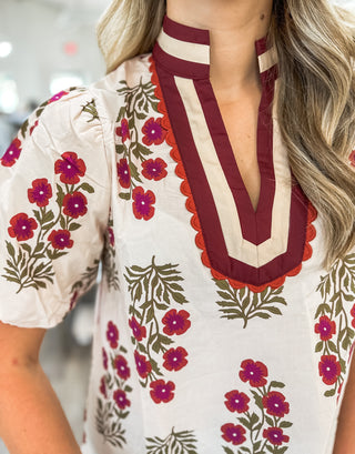 Ecru Petal Kiss Top