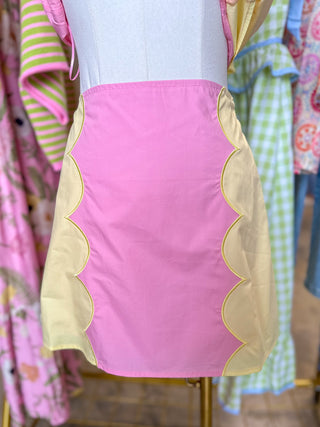 Pink Lemonade Sweetest Scallop Panels Skirt Set
