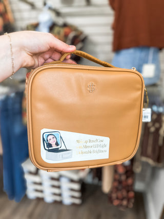 Coco Glow & Go Leather Travel Case