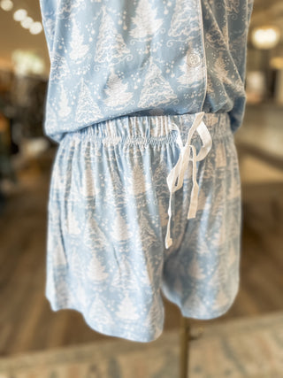 Winter Dreams Short Sleeve Short Set