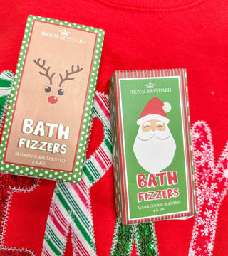 Jolly Santa Bath Fizzer - Sugar Cookie Scent