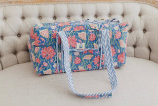 Seascape Large Quilted Duffle Bag