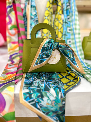 Painted Protea - Ocean Scarf Styling Gift Set