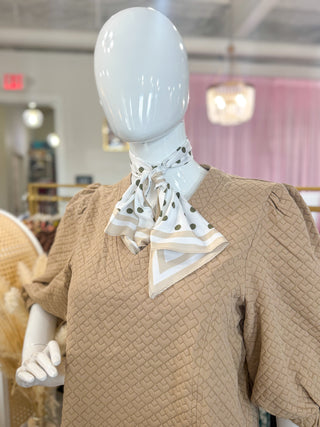 Polka Dots Drew Scarf