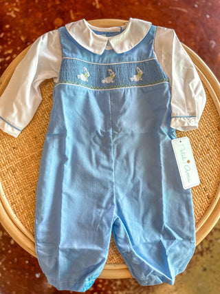 Picture Perfect Smocked Easter Bunny Longall