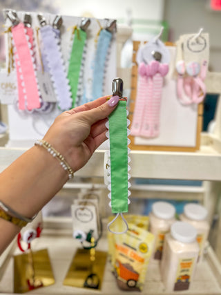 Mint Pacifier Clip