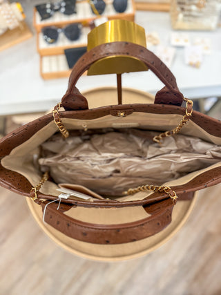Chocolate EO Missy Tote | Caroline Hill