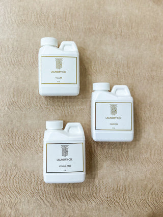 4oz laundry detergent bottles from Thomas Blonde Brand