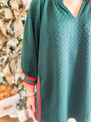 Red & Green Holly Jolly Christmas Dress