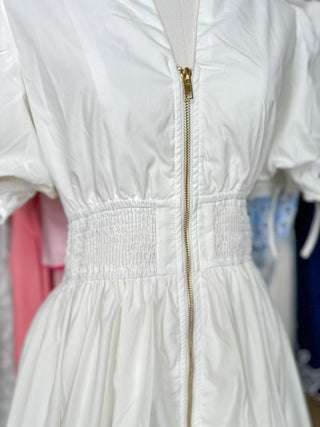 Off White Simply Southern Eyelet Detail Mini Dress