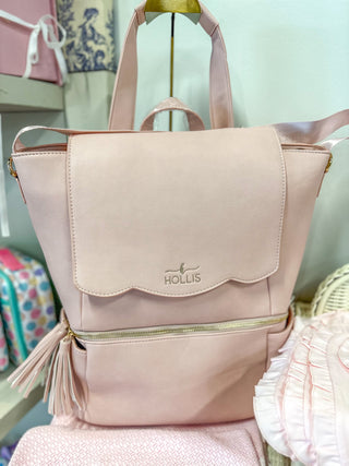 Hollis Lux Blush Diaper Bag