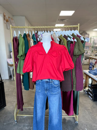 The Rust Soft Grace Short Sleeve Top