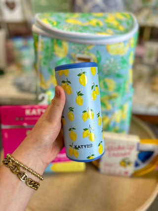 Zesty Lemons Koozie Slim Can