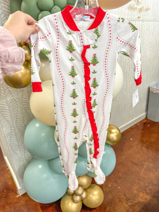 Baby Loren Christmas Footies