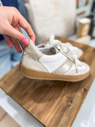 Beige Gold Dixie Darling Sneakers