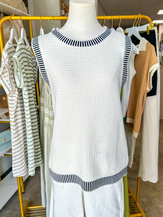 Off White Easy Days Knit Tank