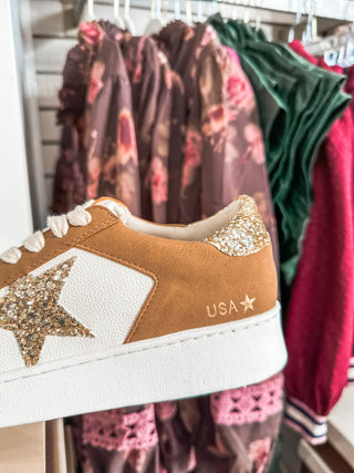 Camel Shine On Star Sneakers