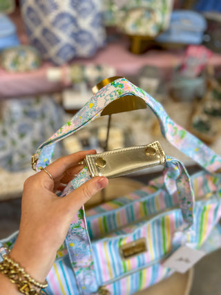 Lily Garden Stripe Cooler Bag